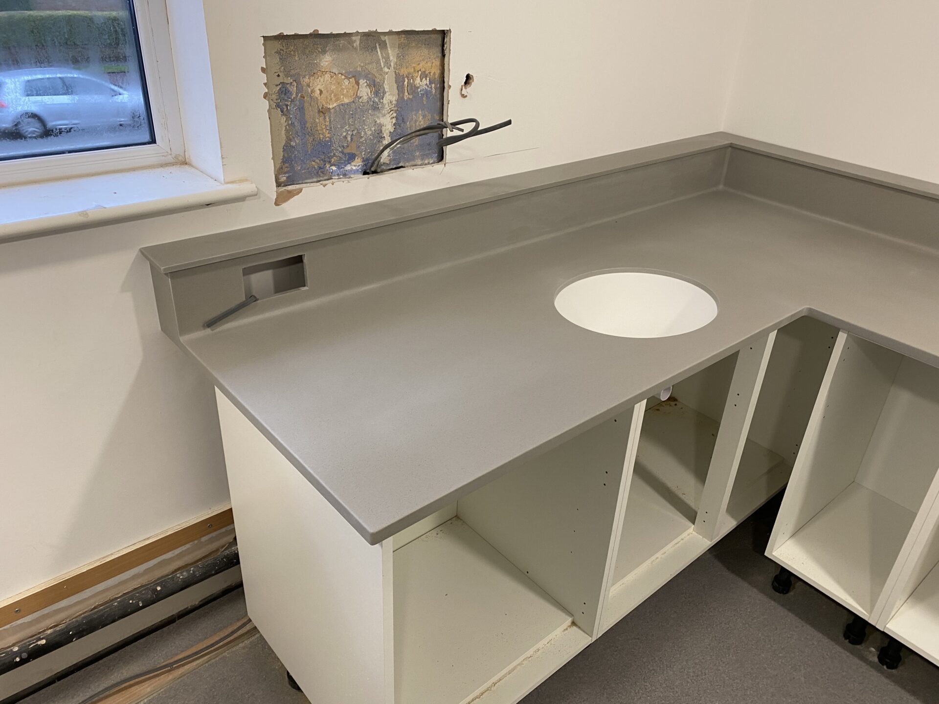 Corian Worktops in Dove