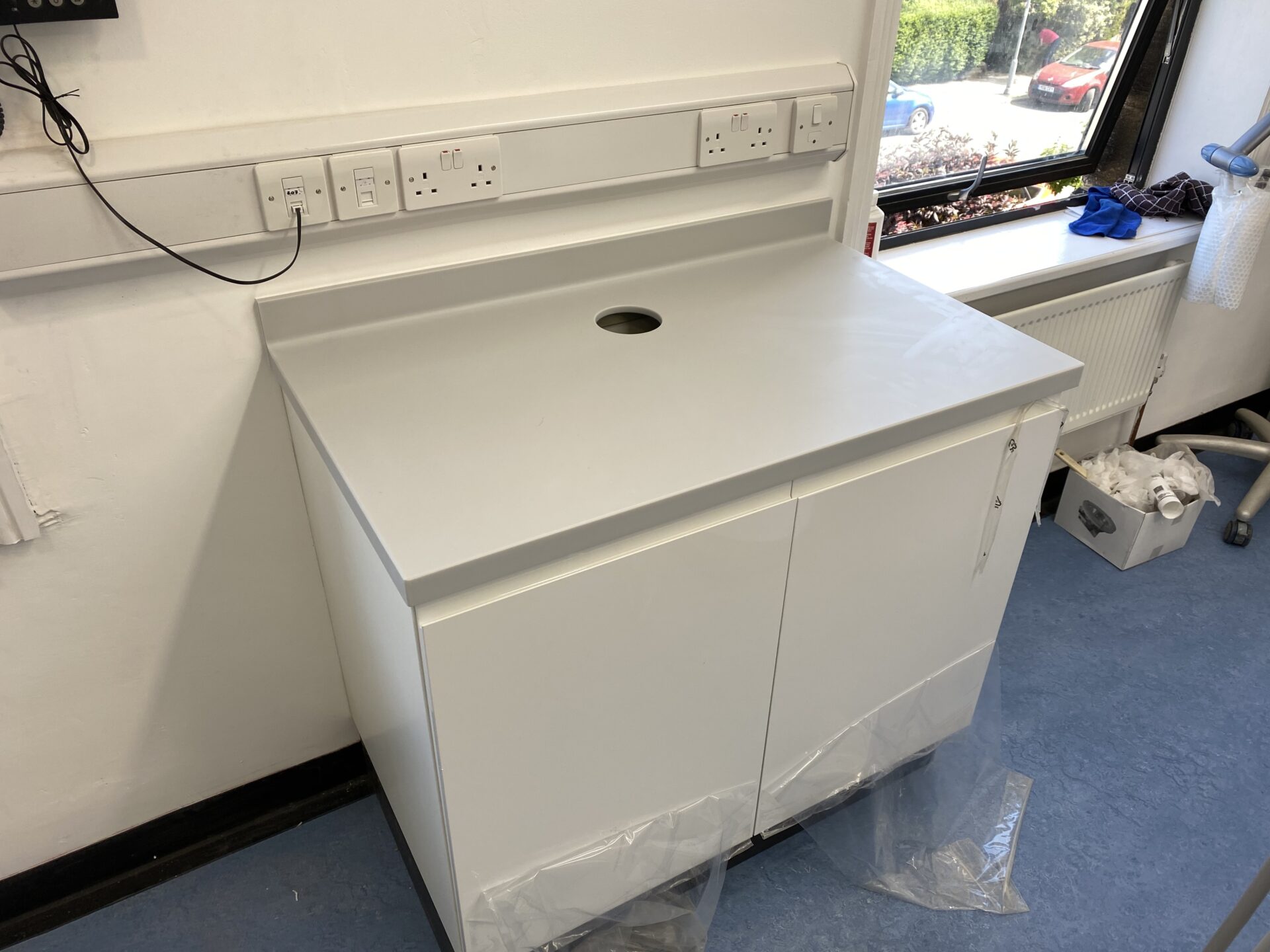 LG Himacs Worktops in Grey