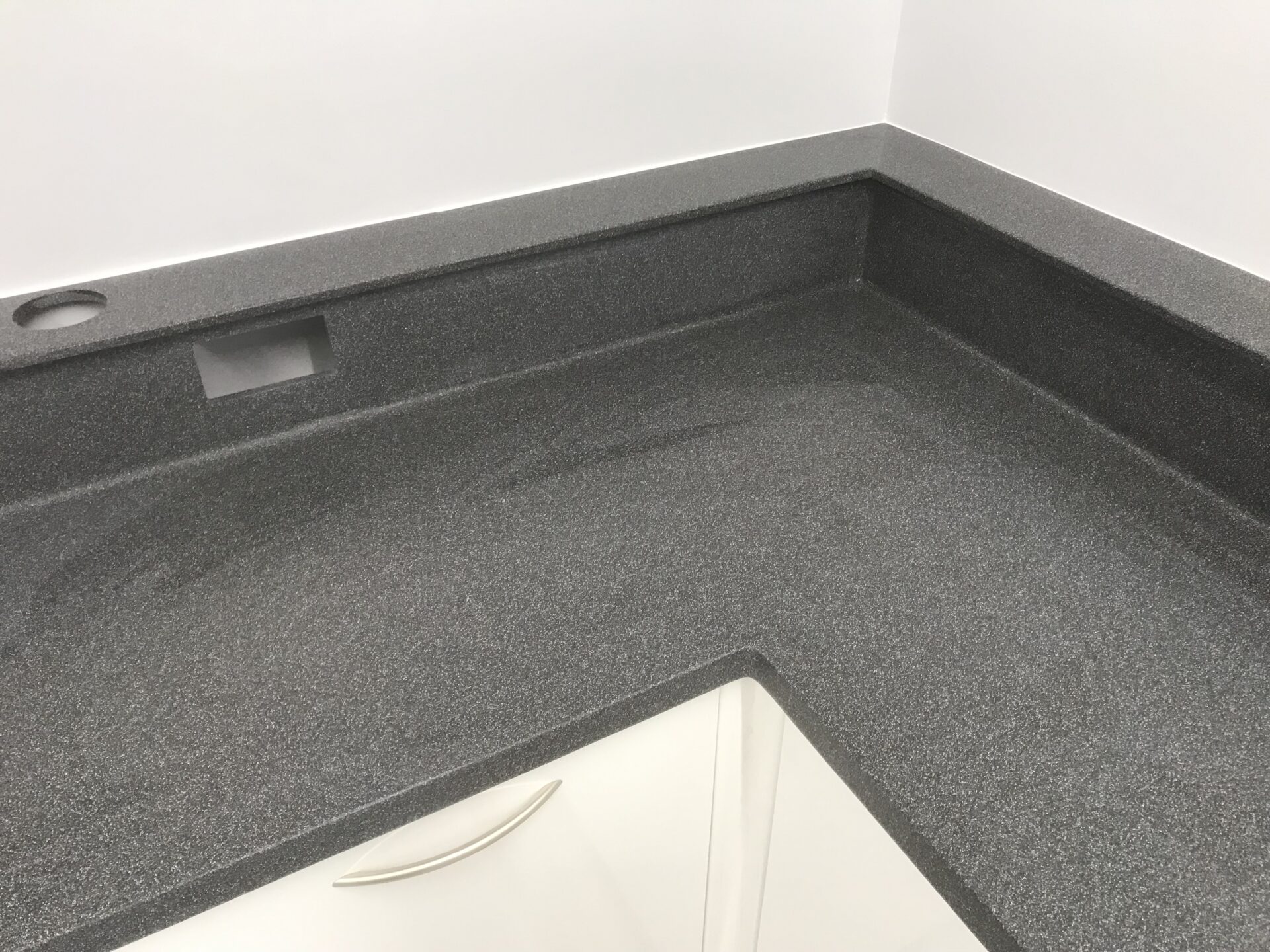 Dental Worktops in Staron Sanded Dark Nebular